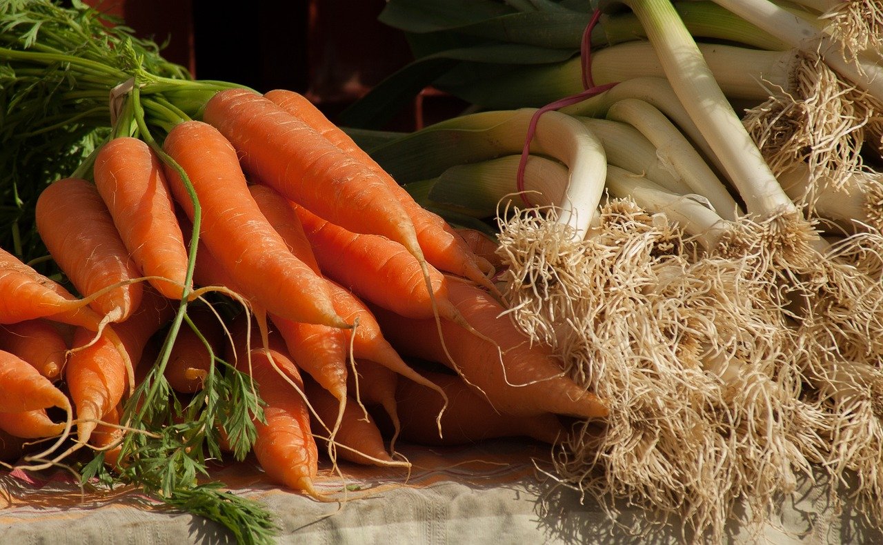 carrots, leeks, vegetables-2077377.jpg